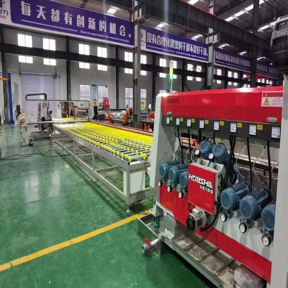 Glass Bilateral Edge Grinding Connection Glass Double Edger Machine Glass Straight Line Double Edging Machine Double-Edging Grinding Machine