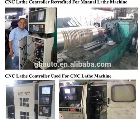 CE Approved China Manafactured 4 Axis Lathe CNC Machine Controller with RS232 and U Flash Connection Port