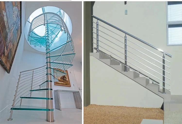 Stainless Steel Balcony Railing Patio Balustrade Cable Wire Stair Balcony in China