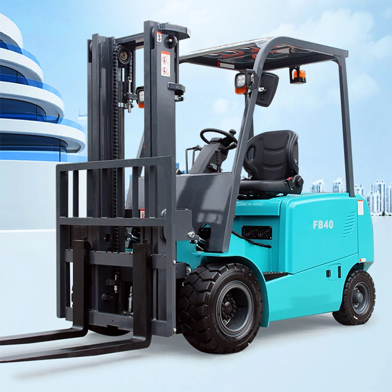 4ton AC Motor Electric Counterbalanced Fork Lift Lithium Battery Forklift Truck with ISO CE