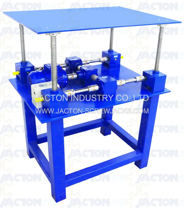 Bevel Gear Jack Systems Vs. Worm Gear Jack Systems, Bevel Gear Screw Jack System Vs. Worm Gear Screw Jack System, Lifting Platform Vs. Lift Table