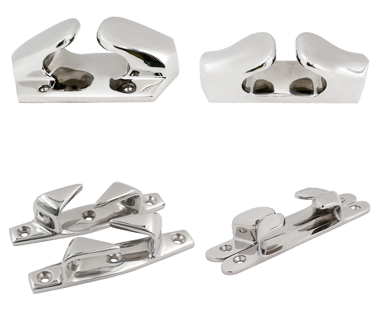 Marine Hardware Boat Accessories Stainless Steel 316 Boat Deck Fairlead Bow Straight Chock Cleat Cable Guide Line Chock