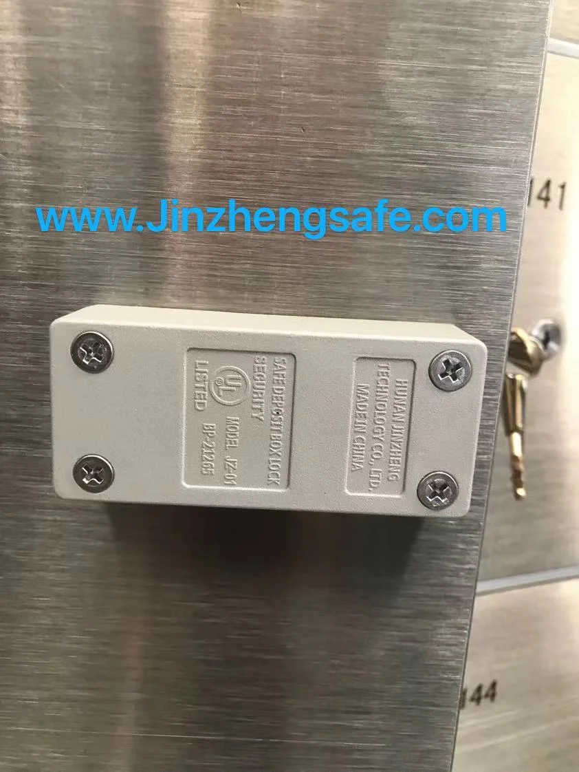 Stainless Steel Safe Deposit Box for Bank External Hinge Safe Deposit Locker Kz-6