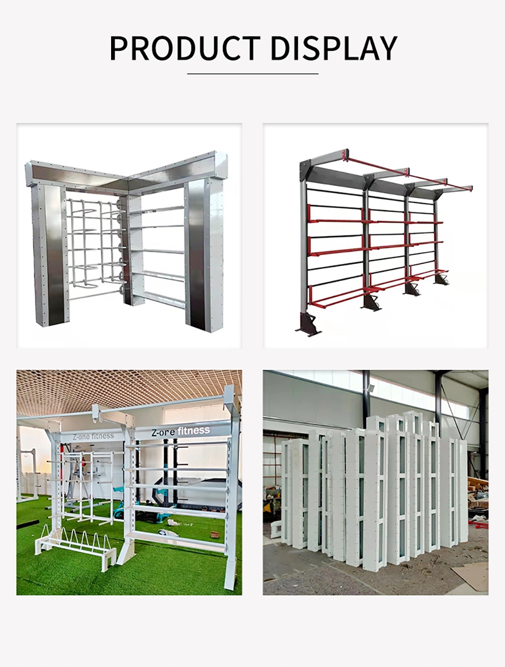 Building Gym Fitness Equipment Multi Functional Cable Crossover Adjustable Squat Rack Smith Machine Power Rack Bike Rack