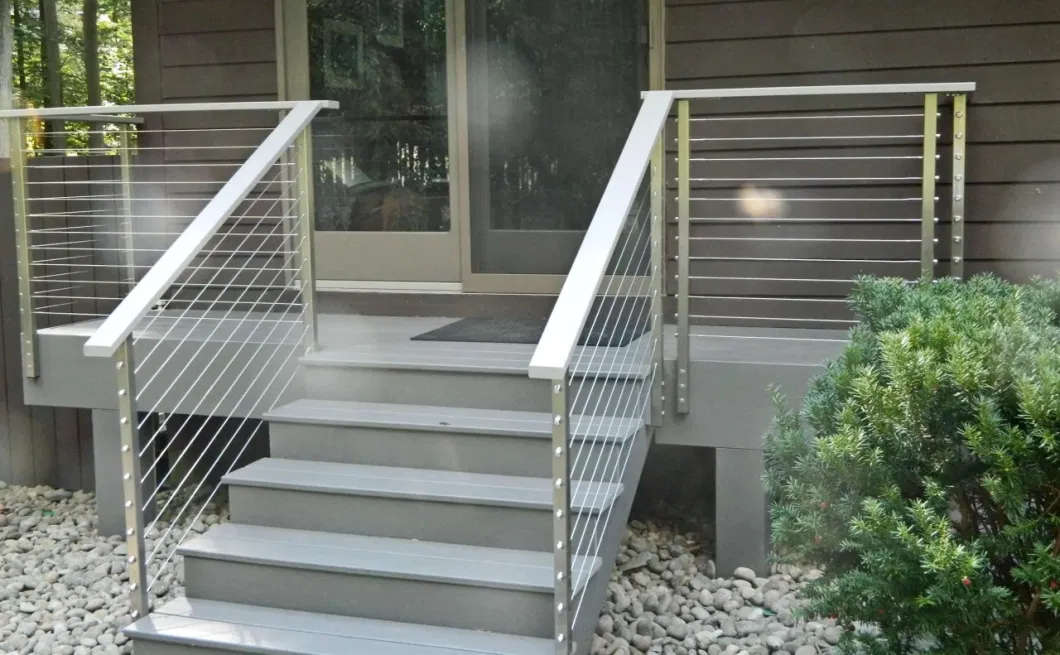 Interior Outdoor Stainless Steel Systems Cable Railing Hardware Stainless Steel Balcony Railing Cable Stair Railing