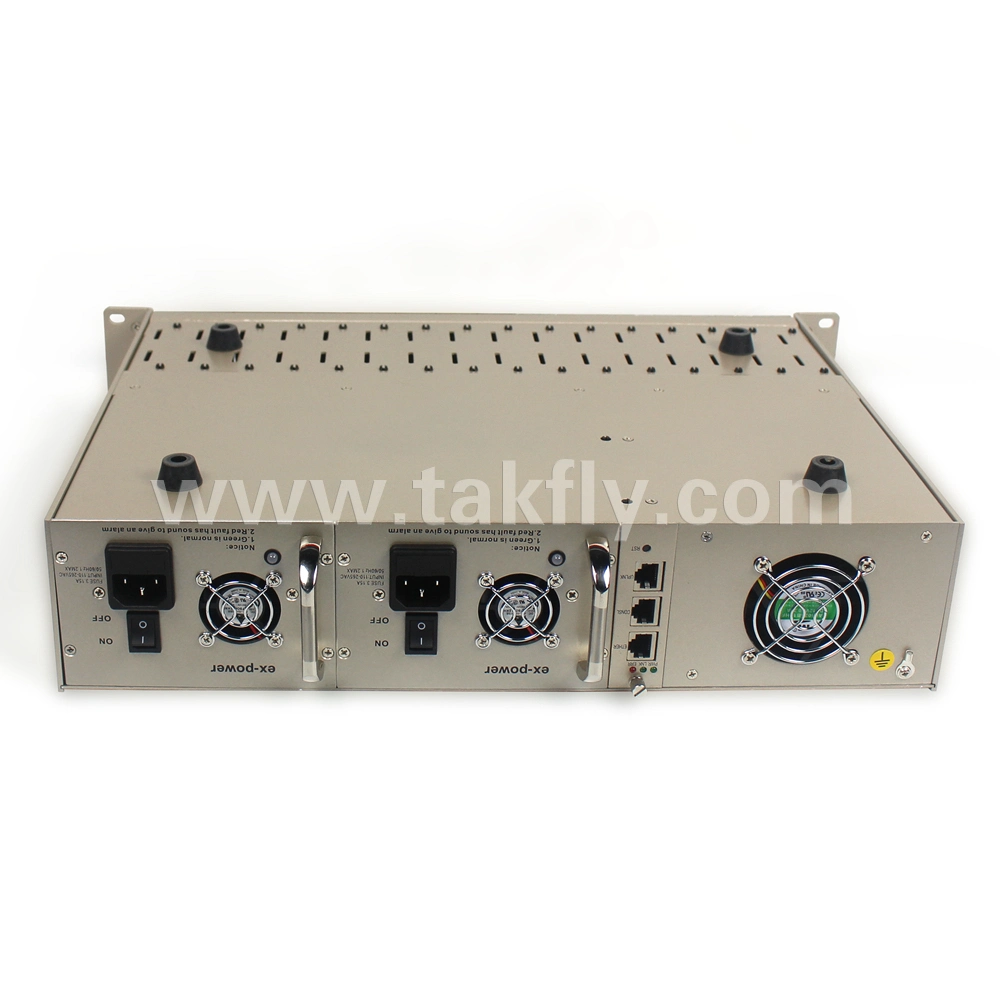 16 17 Slots Centerlized Managed Type Media Converter Chassis Rack