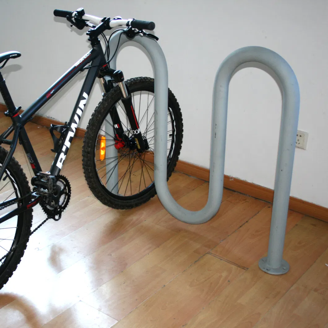 Bicycle Park Wave Type Metal Simple High Quality Bike Parking Stand