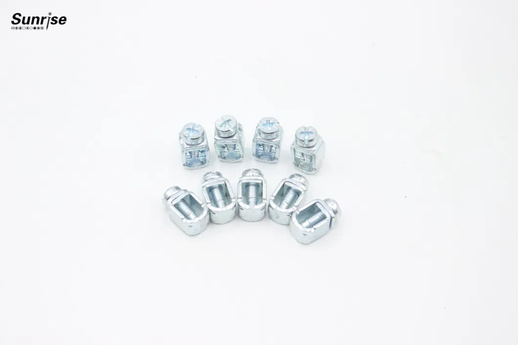 Clamp Terminal Box Screws with Terminal Cage for Electrical Quipment, Terminal Connector, Terminal Block