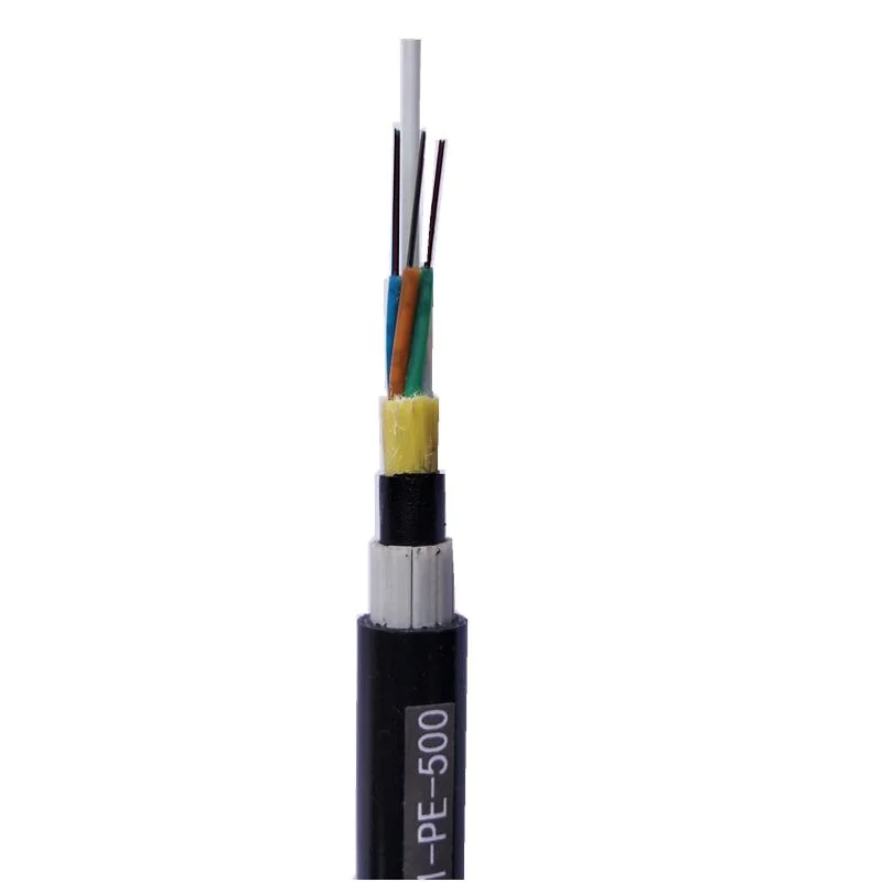 12 24 48 Core FRP Armored Rat-Proof Bird-Proof ADSS Optic Fiber Cable