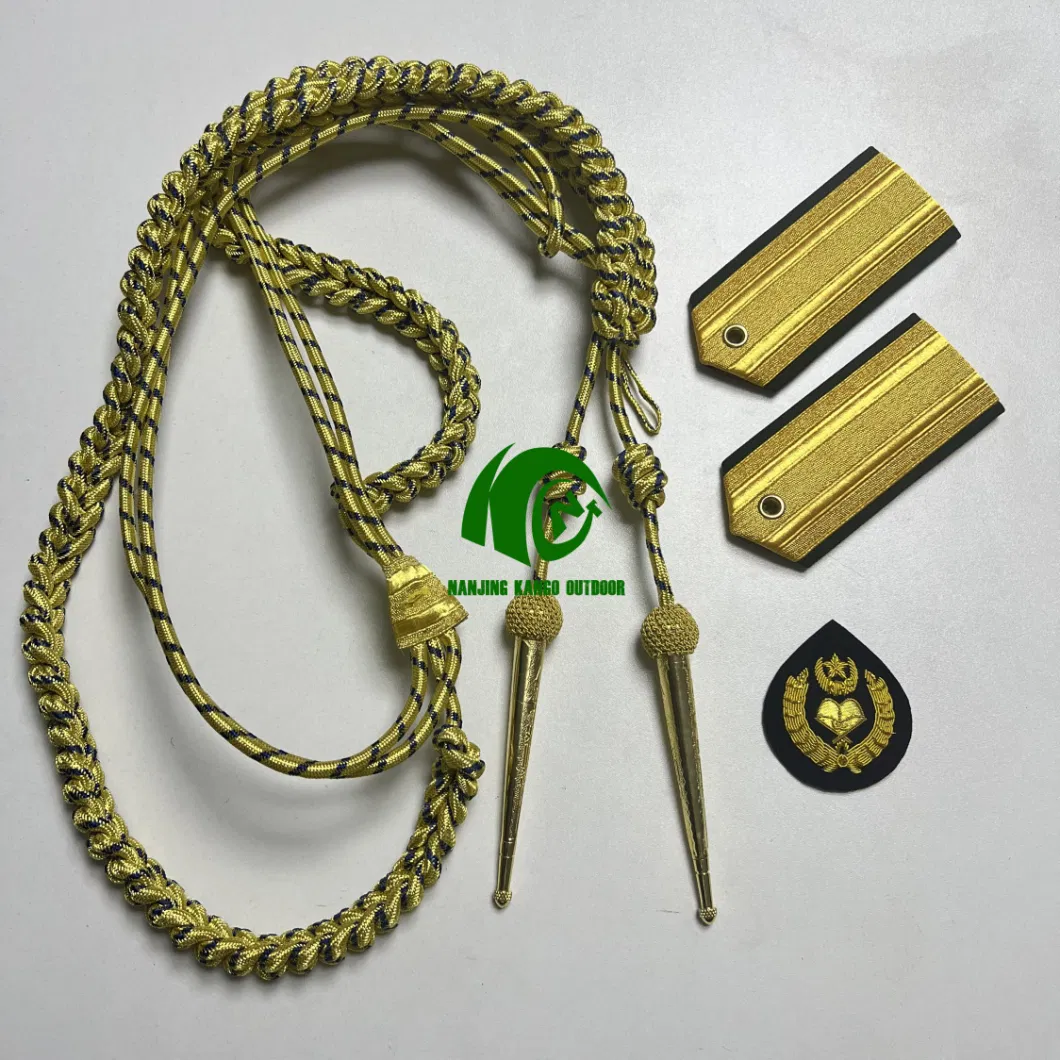 Kango Officer Single Braid Double Knot Aiguillettes Navy Force Shoulder Cords