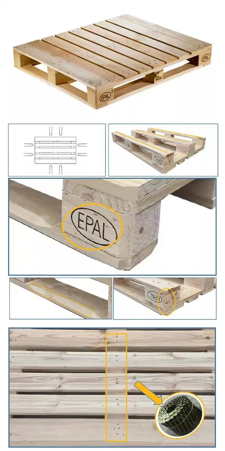 Hot-Treated Ispm15 Wooden Pallet Logisitc Transportation for Sale