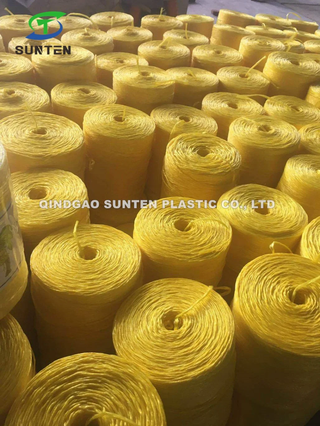 PP/Polypropylene Agriculture/Agricultural/Tomato/Banana Packing/Fibrillated/Split Film Hay Baler Twine for Binding Hay Straw in Green, Blue, etc