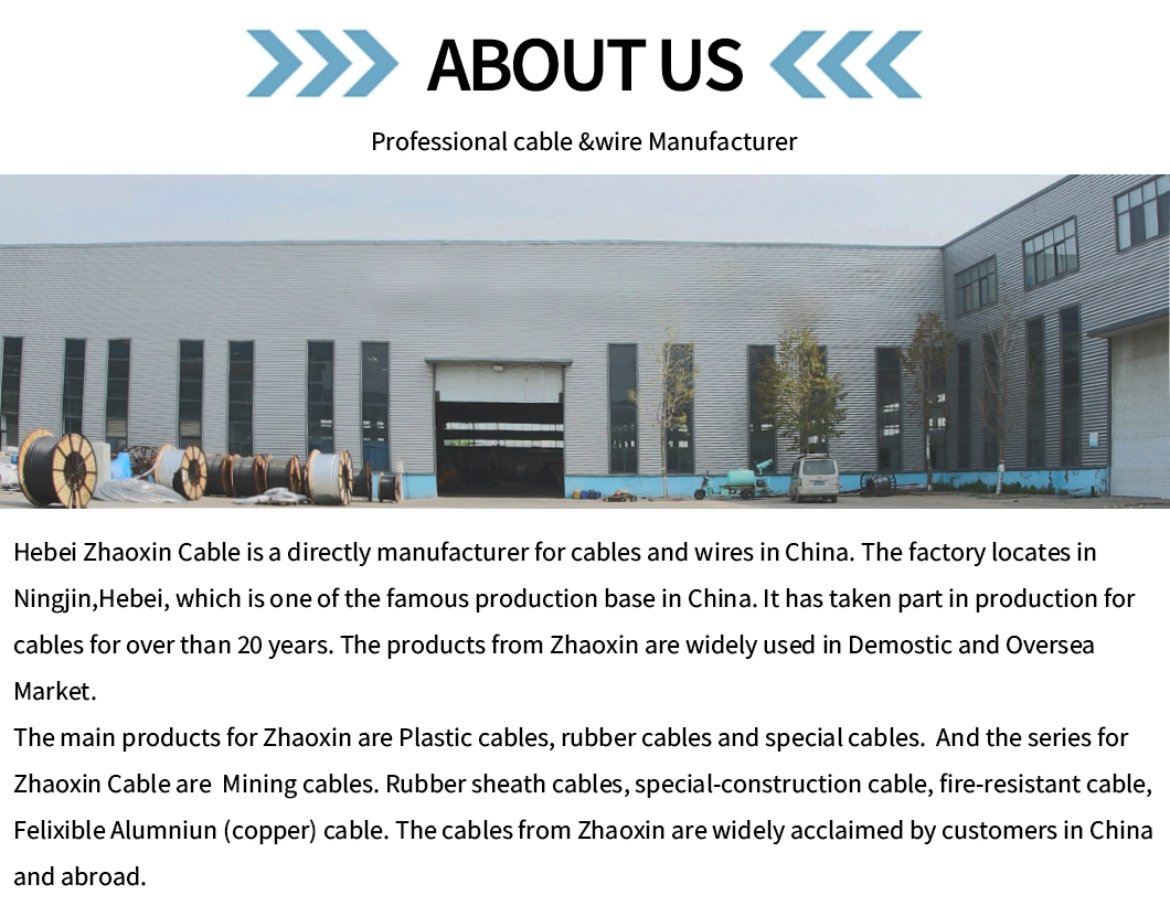 Cable Wire Copper Core Electric Cable Cu/XLPE/PVC Underground Armoured Powe Electric Cable