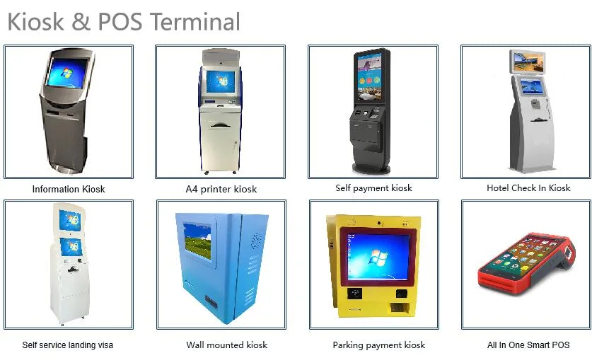 Floor Stand Hotel/Hospital/Airport Self Check in Kiosk with Touch Screen