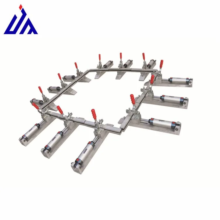 Pneumatic Screen Printing Stretcher Screen Stretching Clamps