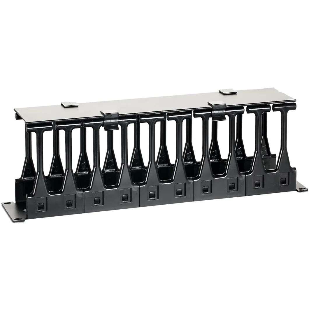 Network Cabing 2u Rackmount Server Rack Accessories High-Density Cable Manager