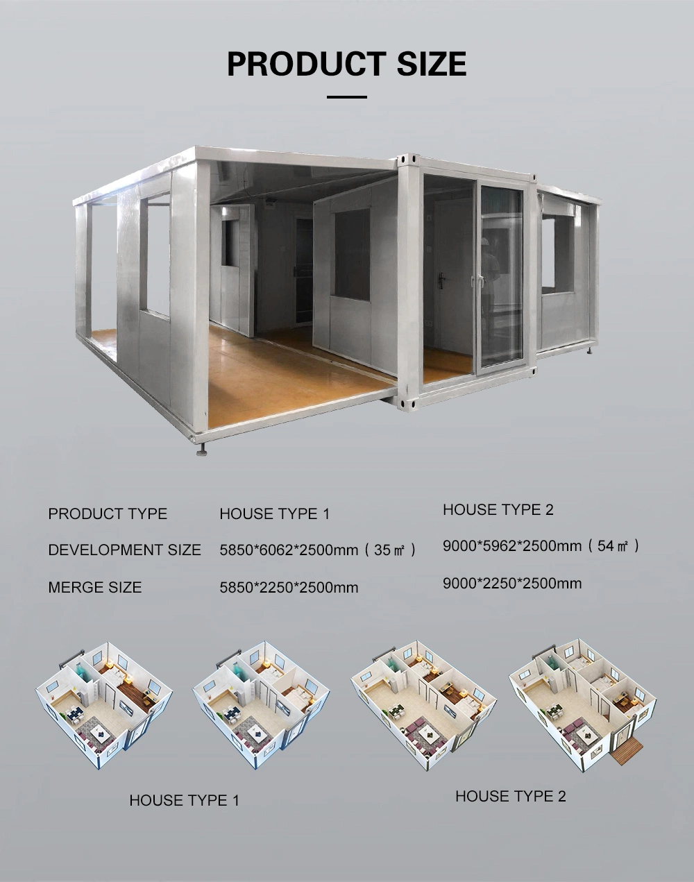 Manufacturer Price Prefabricated Mobile Shipping Folding Expandable Luxury Container House