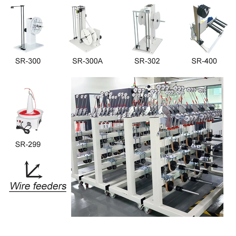 Horizontal CVT Wire Feeder for Cable Spool Without Drum