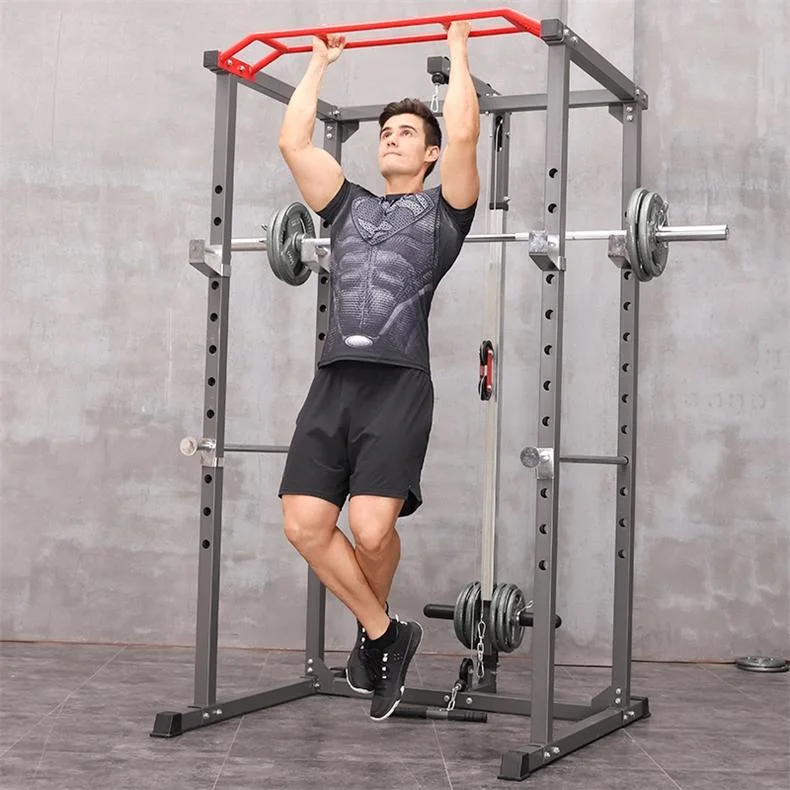 2022 New Home Body Building Cable Crossover Multifunctional Power Cage with Weight Lifting Training Gym Squat Rack