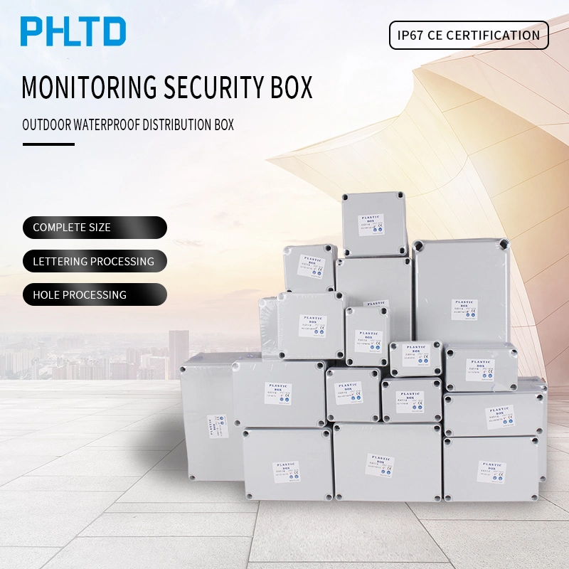 Phltd 100-100-75mm Waterproof Junction Boxes Electrical Enclosure Wiring Connection Box ABS Plastic Boxes