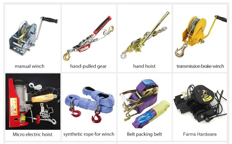 Widely Used Poultry Manual Hand Winch Automatic Poultry Farm Winch System for Chicken Broiler Drinking Line 1500lbs