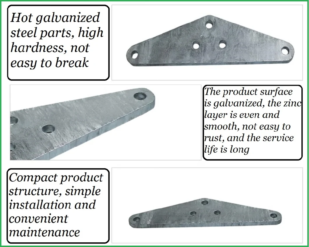 L/LV 18-51mm 100-600kn Electric Power Link Fittings Stay Wire Adjustment Connecting Yoke Plate of Overhead Line