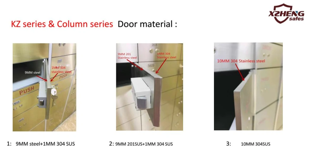 High Quality China Factory External Hinge Vault Room Safe Deposit Locker