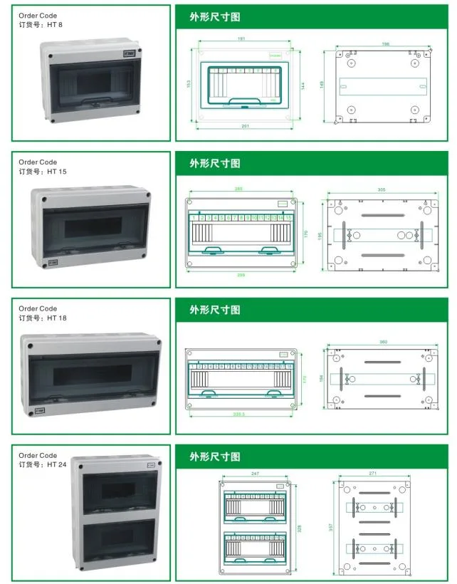 Outdoor Electrical Junction Connection Box Terminal Wiring Cable Project Junction Box IP65 Waterproof Sealed Wire Enclosure