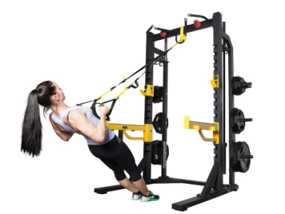 Smith Cage Fitness First, la mitad de Power Rack para gimnasio en casa