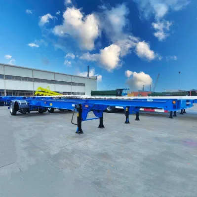 45ft chasis de contenedor de diseño ligero para el tránsito de contenedores de túnel en Mercado de América