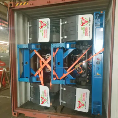 45ft chasis de contenedor de diseño ligero para el tránsito de contenedores de túnel en Mercado de América