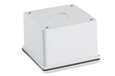 IP67 conectores de conexión de conductos de plástico Caja adaptable a prueba de agua cuadrada eléctrica