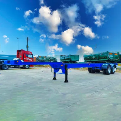 45ft chasis de contenedor de diseño ligero para el tránsito de contenedores de túnel en Mercado de América