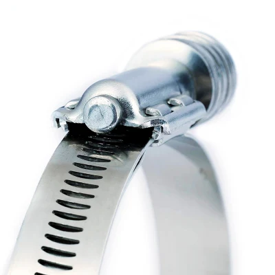 20-32mm Gama engranaje helicoidal de Servicio Pesado Abrazadera ajustable de acero inoxidable-304 una tensión constante las abrazaderas de tubo, para conductos de aire, la línea de combustible, la automoción
