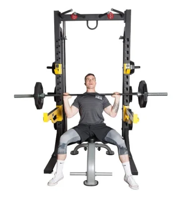 Smith Cage Fitness First, la mitad de Power Rack para gimnasio en casa