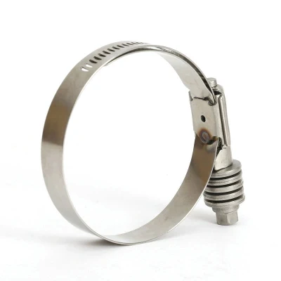 20-32mm Gama engranaje helicoidal de Servicio Pesado Abrazadera ajustable de acero inoxidable-304 una tensión constante las abrazaderas de tubo, para conductos de aire, la línea de combustible, la automoción