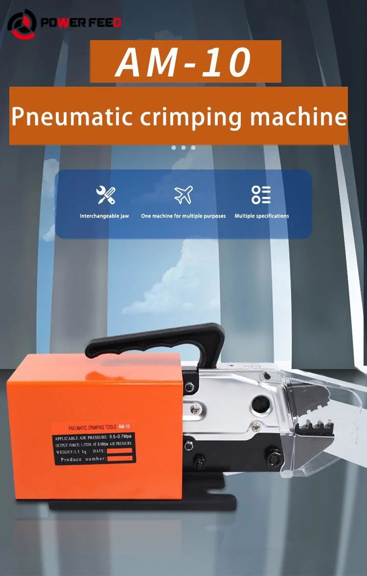 Am-10 Appropriate Price Pneumatic Cable Terminal Press Crimping Machine