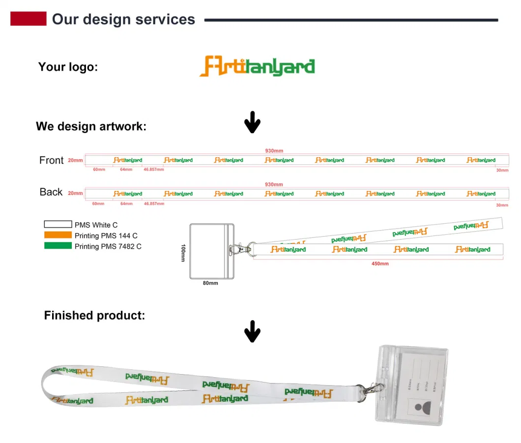 Custom Belt Silk Screen Flat Printing Polyester Heat Transfer Lanyard