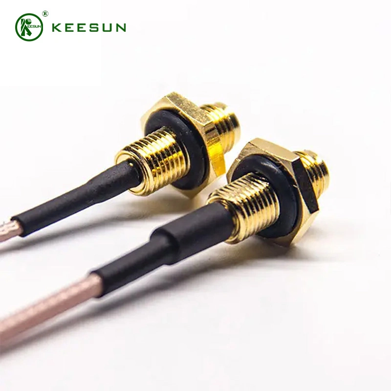 Customized Coaxial MMCX Male RP SMA Male Adapter Cable