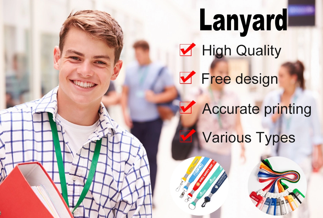 Custom Wholesale Polyester Lanyard Best Price Custom Wallet Lanyard