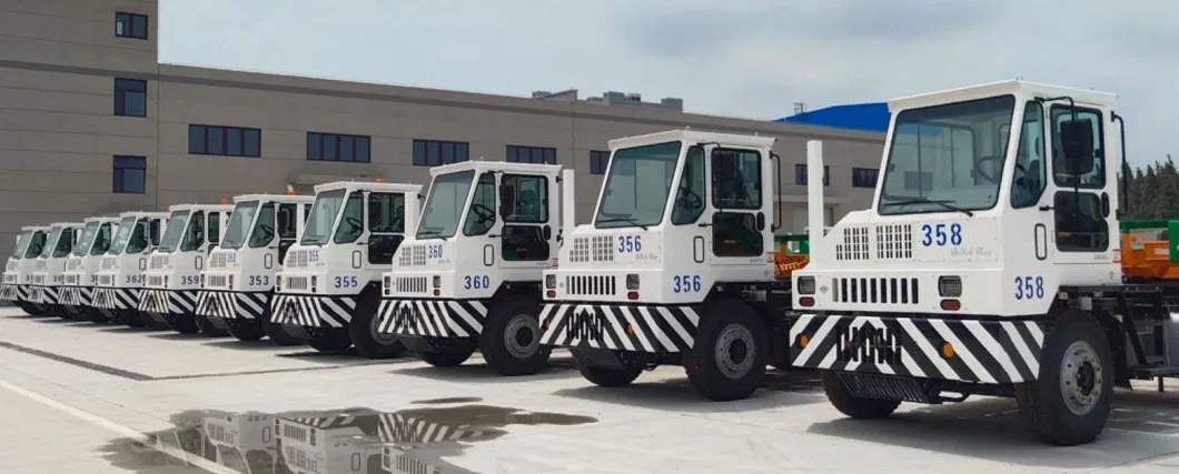 Low-Power Diesel, Alternative Electric Motor Lifting Fifth-Wheel Terminal Tractor with Automatic Transmission