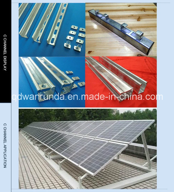 Mild Steel Slotted Galvanized C Steel Channel