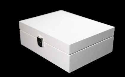 Newly Crafted Wooden Keepsake Box, White Painted Gift Packaging Boxes