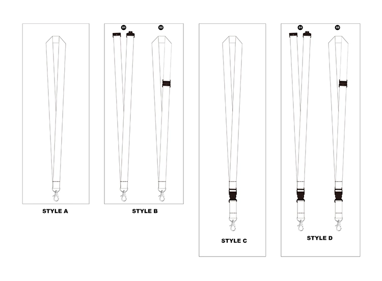 Custom Printing Office Polyester ID Card Holder Promotional Neck Strap Ribbon Wrist Mobile Phone Events Sports Safety Break Away National Flag Tubular Lanyard