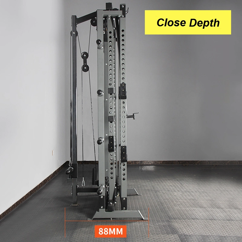 Home Body Building Cable Crossover Multifunctional Power Squat Rack with Weight Lifting Training