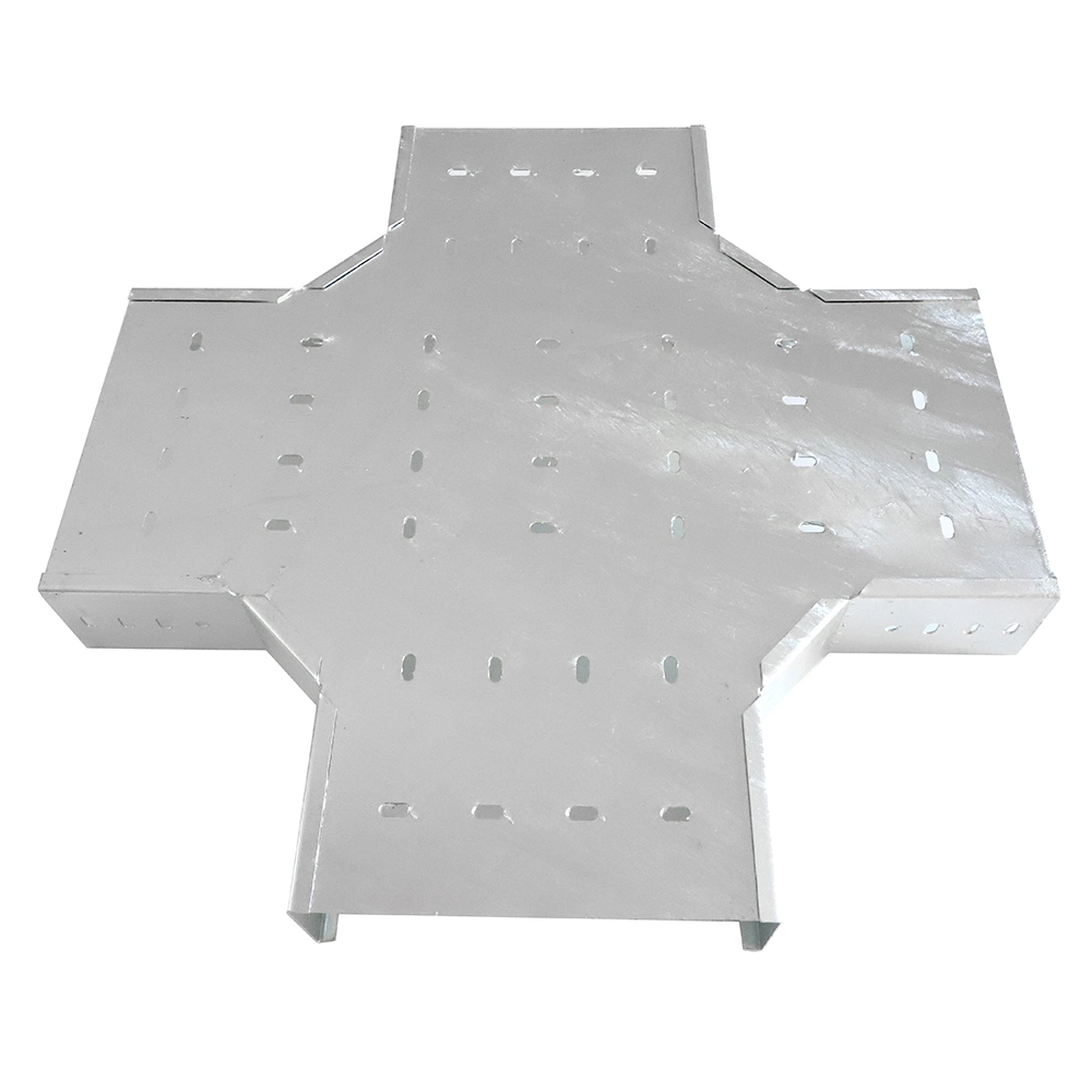 Galvanized Steel Cable Ladder Tray Support System Tee and Elbow with Cover