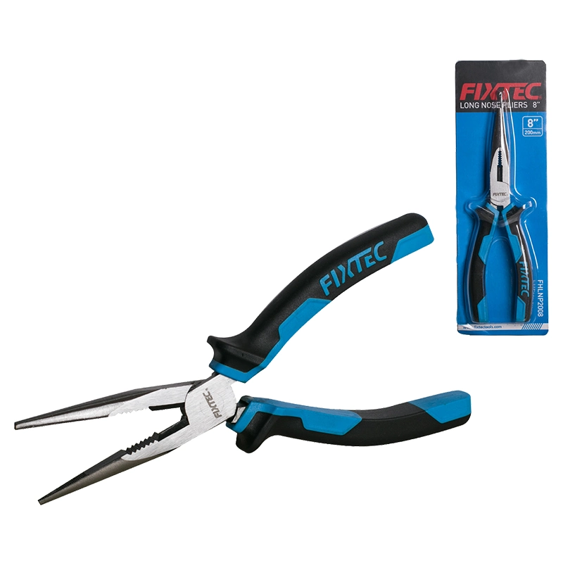 Fixtec Heavy Duty Multifunctional Combination Pliers Steel Wire Cutting Long Nose Pliers Miter Pliers