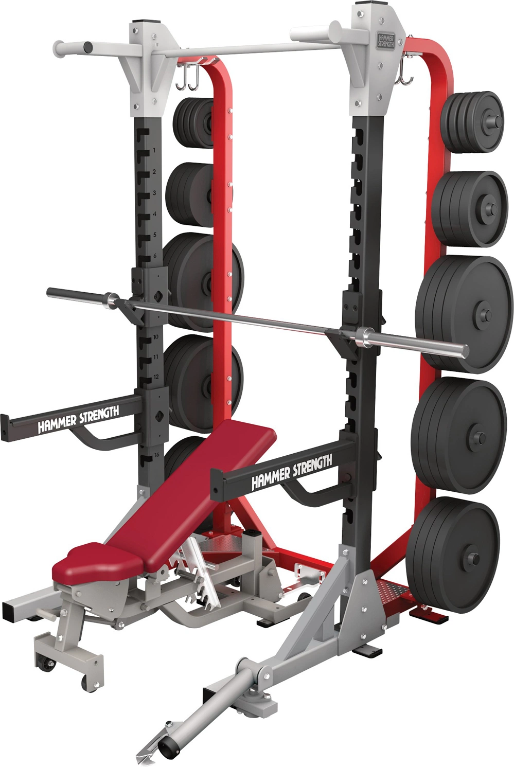gym equipment,commercial fitness machine,power rack and bench,Bar support-(12 Bars) -FW-611