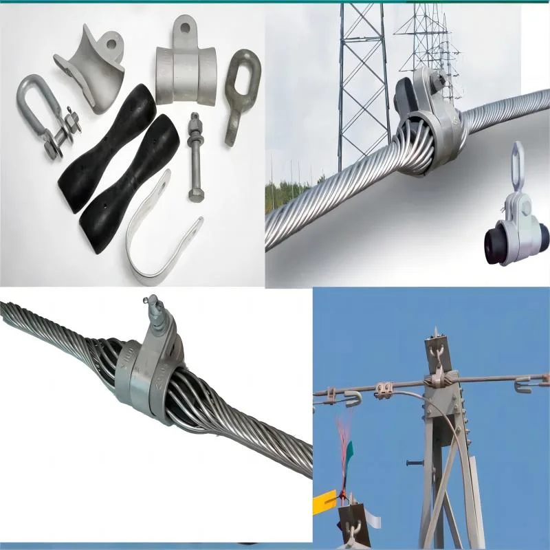 Pole Mounted ADSS Cable Suspension Clamp for Aerial Fiber Optic Cable