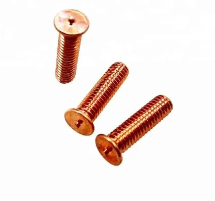 Metric Stud Brass Binding Press Fasteners Copper Screw Rivet